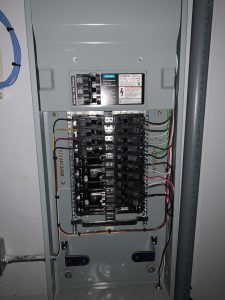 electrical panel installation